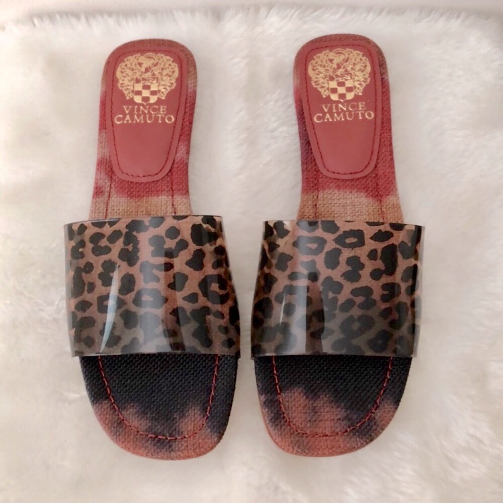 Vince Camuto Prtindal Transparent Print Slide